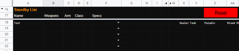 Google Sheet：如果單元格為空，則顯示第一個資料驗證值