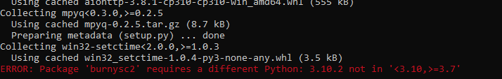 從 Github 下載 python 庫“需要不同的 Python”