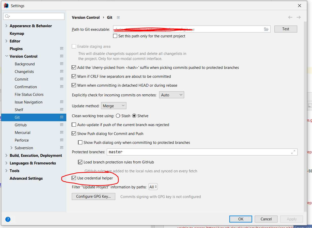 如何解決 Intellij Git 錯誤來自服務器的空回復