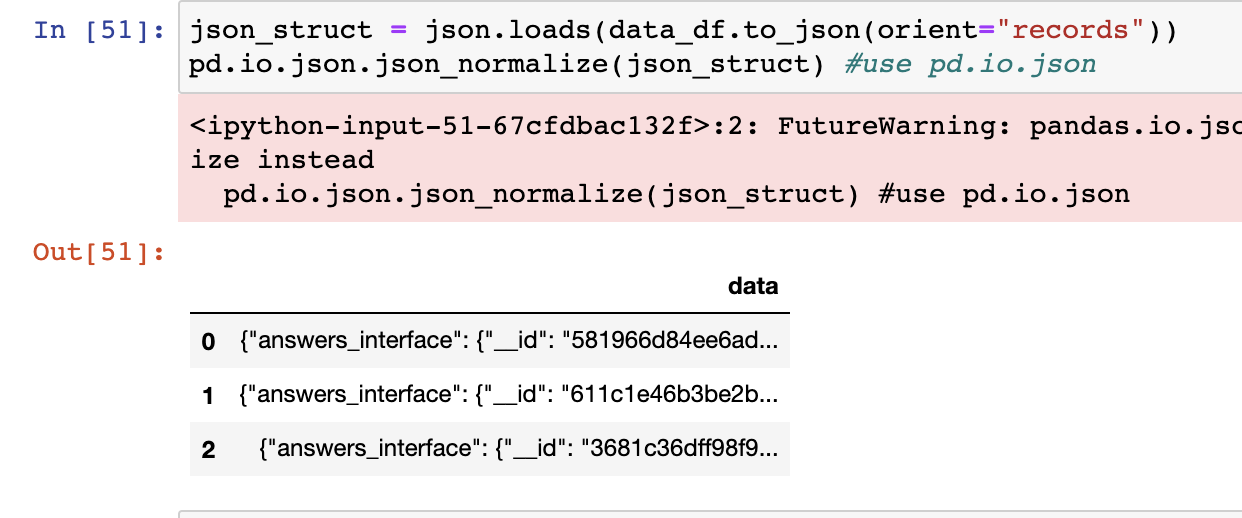 熊貓資料框 Json 展平所有行