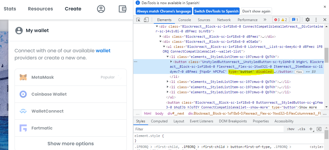 如何驗證頁面中的按鈕是否真的在 Python 的 chromedriver 視窗中被禁用?硒相關