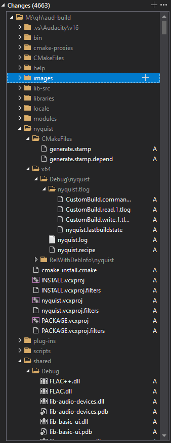 讓 Visual Studio 2019 看到源代碼中存在的 git repo,但構建目錄中沒有(其中包含 sln 檔案)