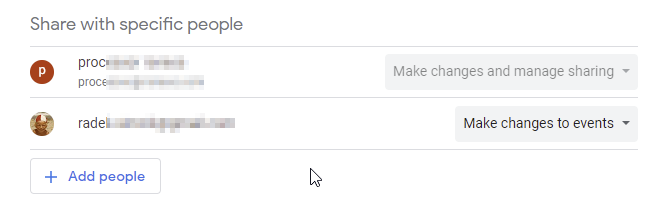 如何列出與 Google 日歷共享的所有電子郵件?