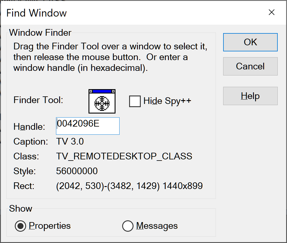 C# FindWindowEx - 我找不到 Teamviewer 面板