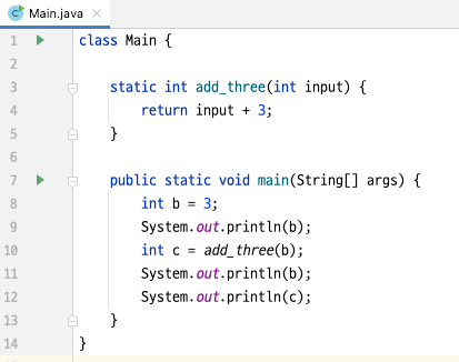 在 Java 中使用陣列作為方法的引數