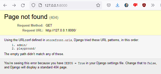 在 django 中添加第一個應用程式后空路徑中斷