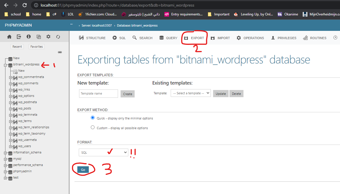 在 xampp 中安裝 wordpress 時出現嚴重錯誤