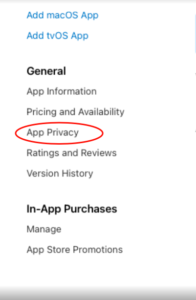 我在 Appstore 上上傳應用程式，它說需要 NSUserTrackingUsageDescription
