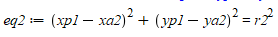用Python計算直線和圓的切圓公式