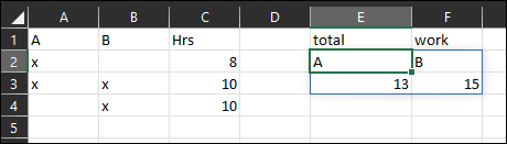 Excel:求和公式