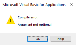 VBA For Loop with Dates - 引數不是可選錯誤