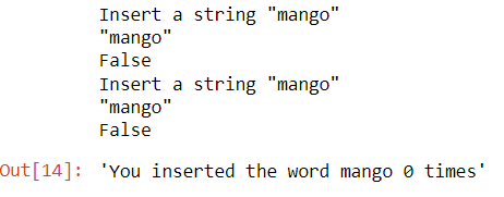 python中的字串比較在函式內部不起作用