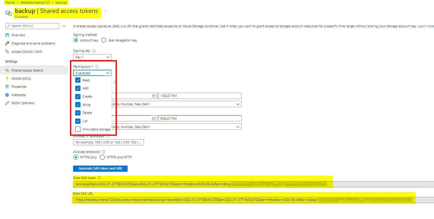 Azcopy 409 此存盤帳戶不允許公共訪問