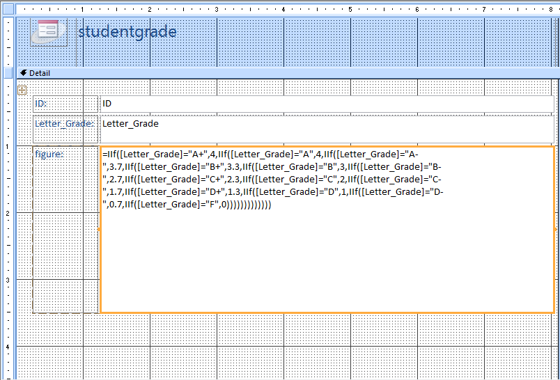 MS Access IIf 函式