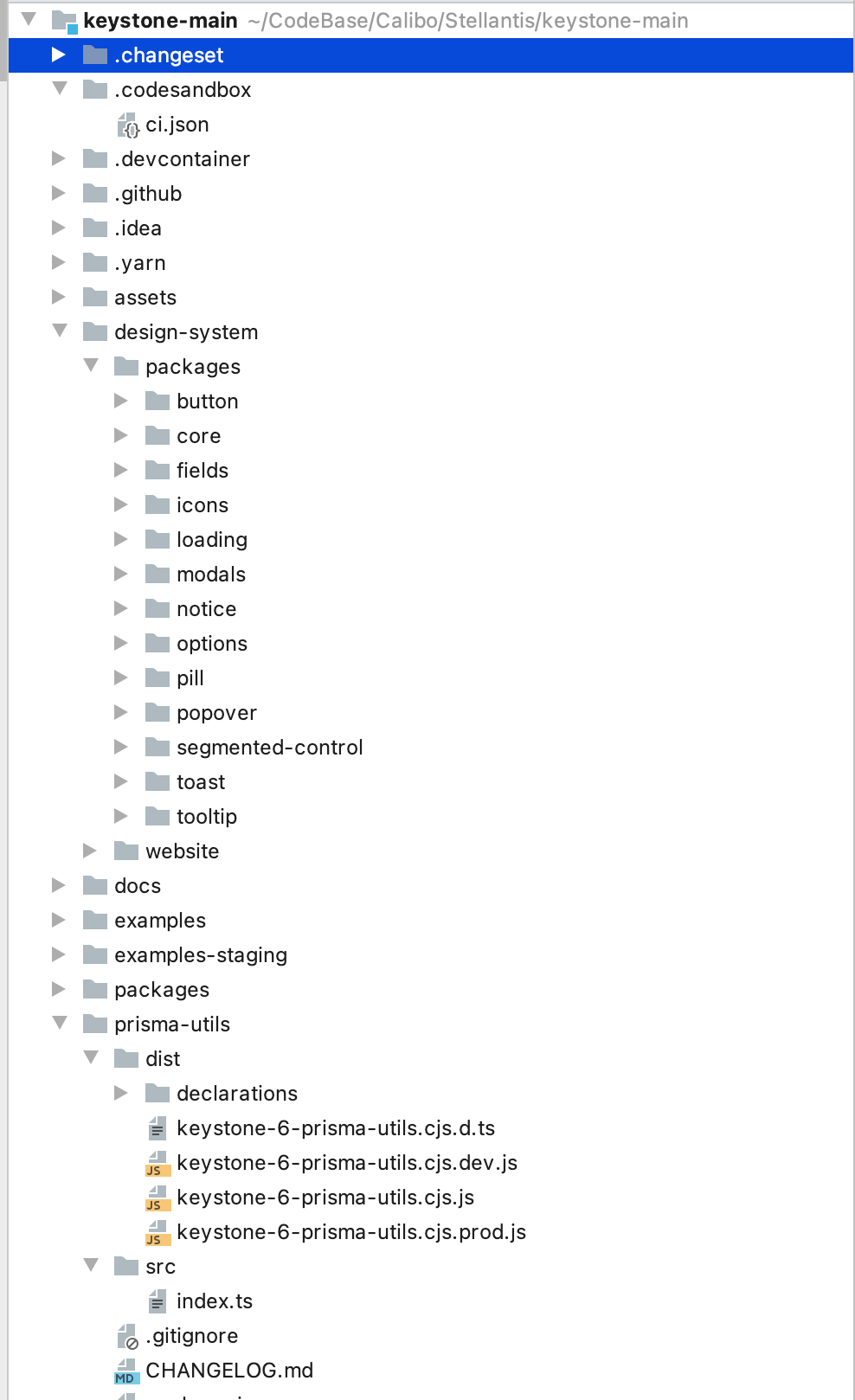無法理解 KEYSTONEJS 官方倉庫的公共倉庫的目標，無法創建 docker 鏡像