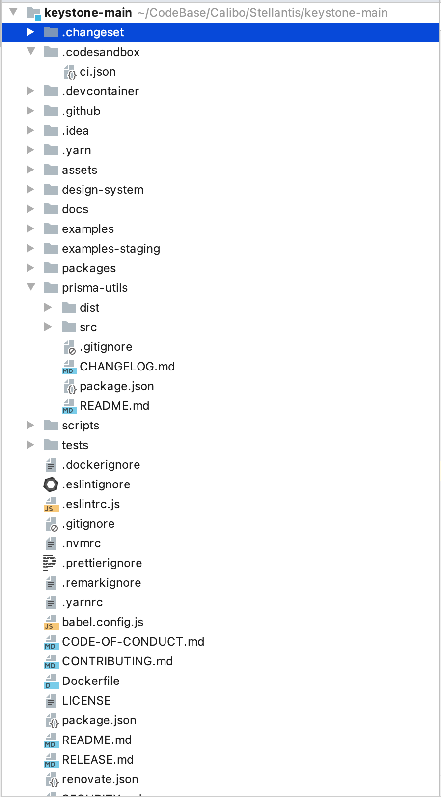 無法理解 KEYSTONEJS 官方倉庫的公共倉庫的目標，無法創建 docker 鏡像