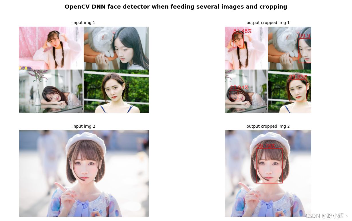 OpenCV DNN 人臉檢測器