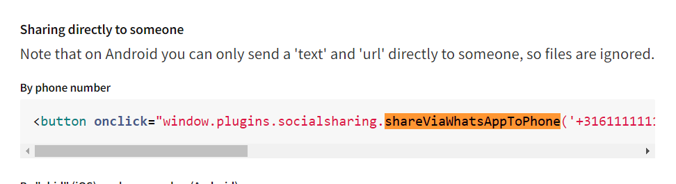 Ionic 5 socialSharing.shareViaWhatsAppToPhone 未附加影像