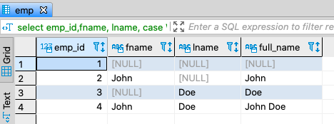 檢查 NULL 并連接字串的函式