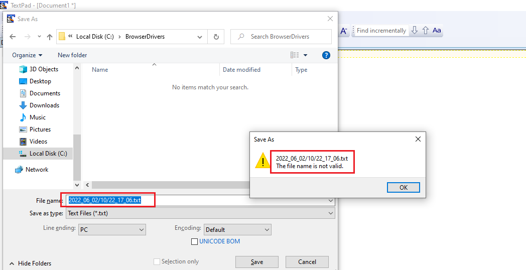 FileNotFoundError: [Errno 2] No such file or directory: '2022_06_02/10/22_17_06.txt' 將抓取的資料寫入 txt 檔案時出錯