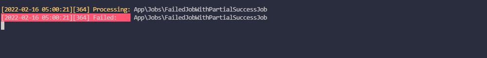 為什么 Laravel Jobs 控制臺回傳失敗但發送了電子郵件