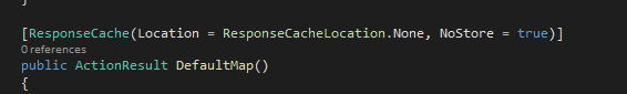 在 VS 19 中防止在 ASP.NET Core 中快取視圖