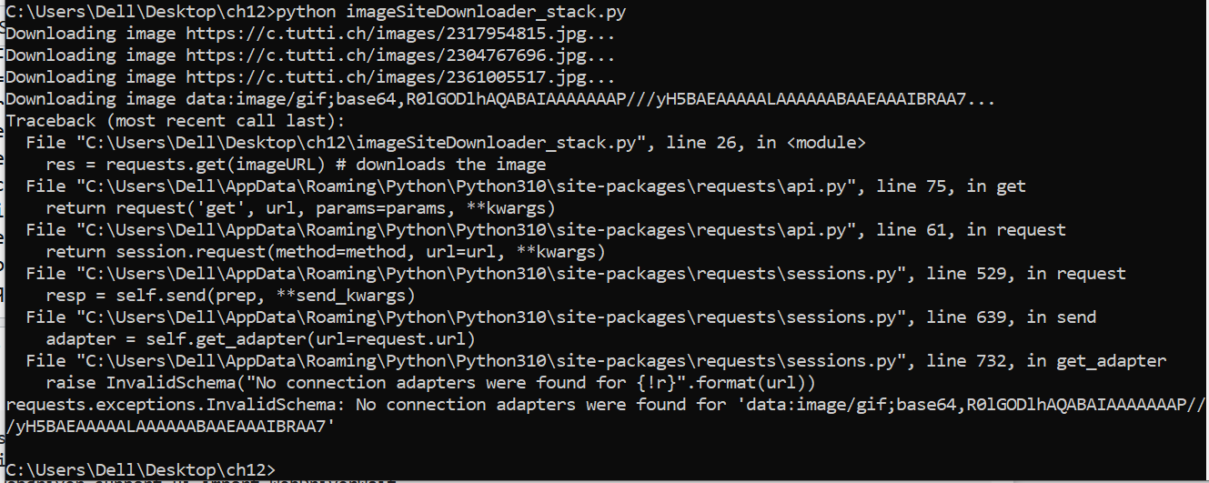 使用 selenium 和請求下載影像:為什么 WebElement 的 .get_attribute() 方法回傳 base64 格式的 URL?