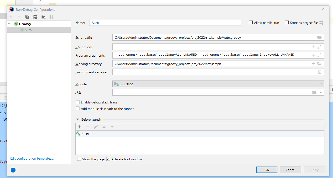 Groovy 4,JDK 11:捕獲:斷言失敗