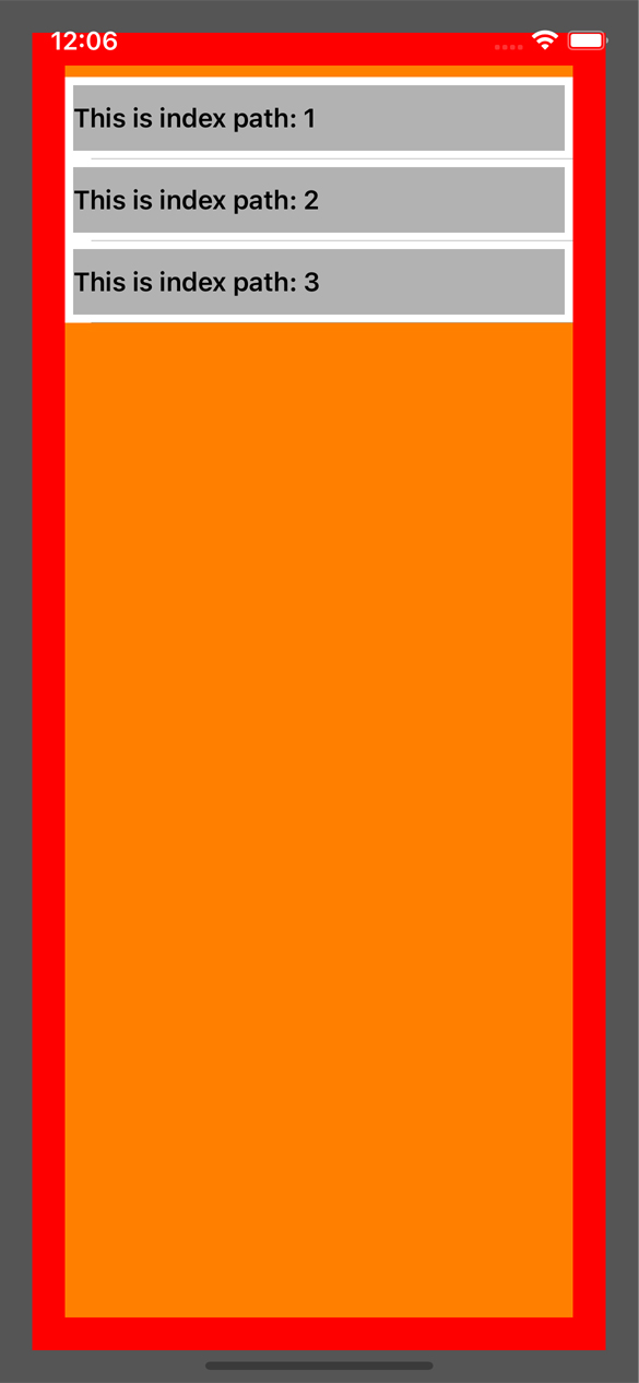 自定義 UIView 中的 UITable 視圖