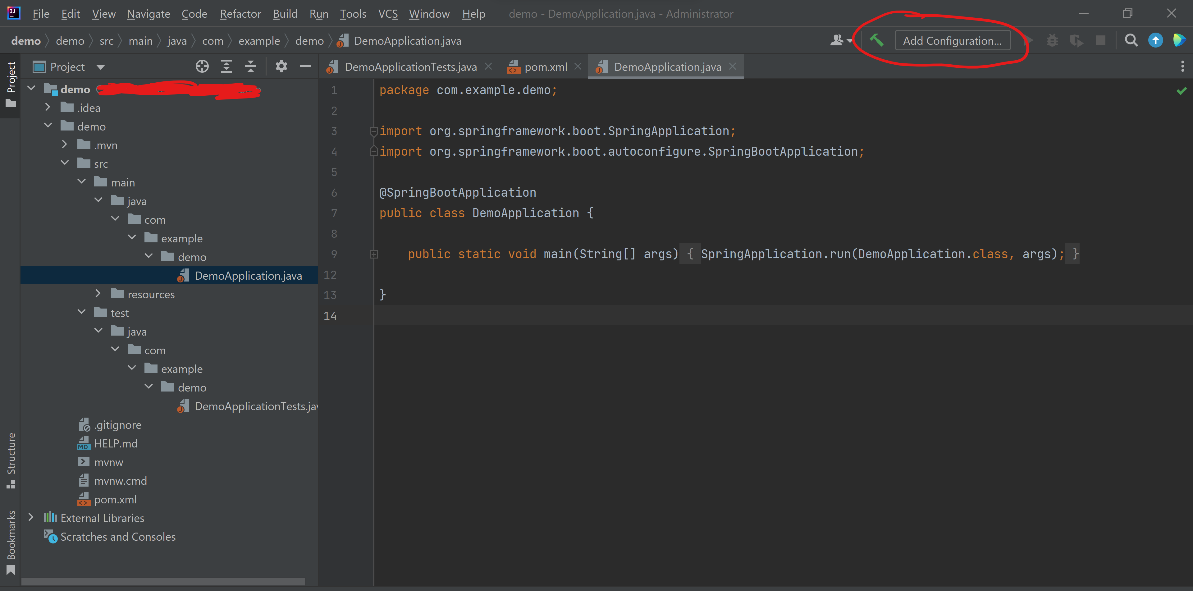 Intellij在運行Springboot Applications時沒有運行按鈕