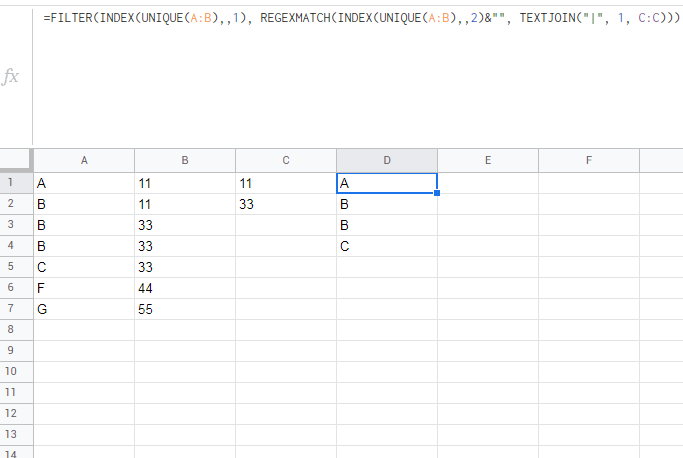 Excel/Google 表格 - 復制陣列并按不同陣列的值擴展