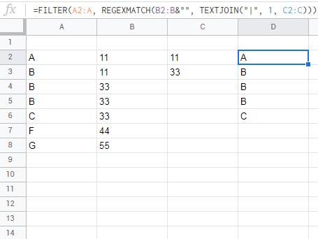 Excel/Google 表格 - 復制陣列并按不同陣列的值擴展
