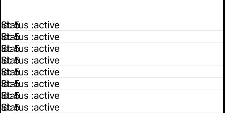 Swift Table View 單元格值無法垂直顯示