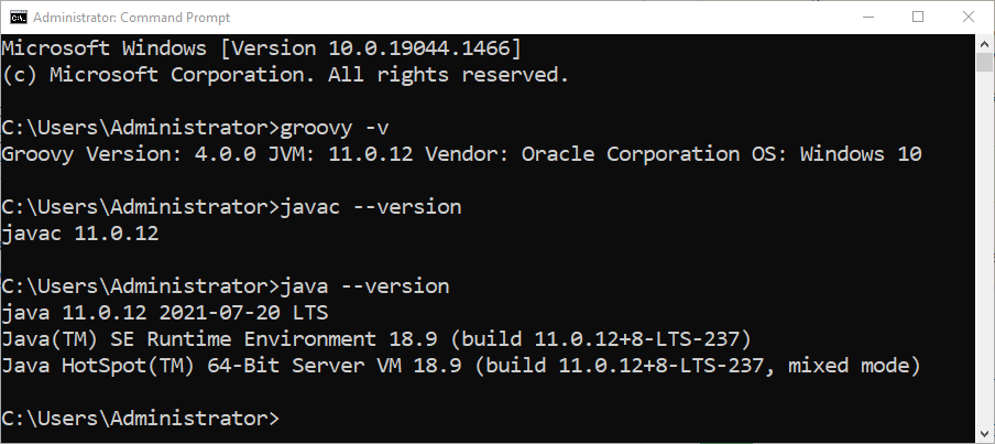 Groovy 4,JDK 11:捕獲:斷言失敗