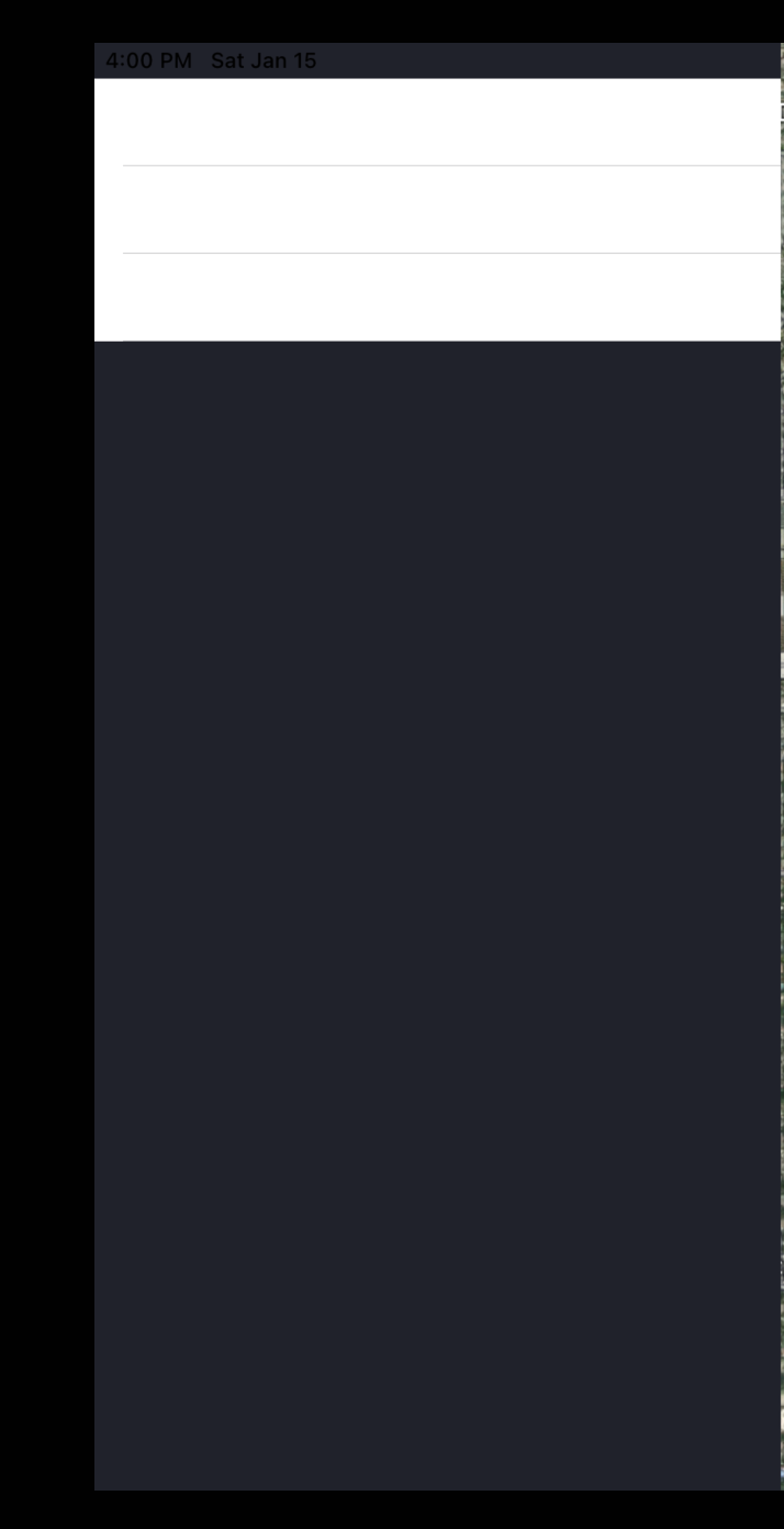 自定義 UIView 中的 UITable 視圖