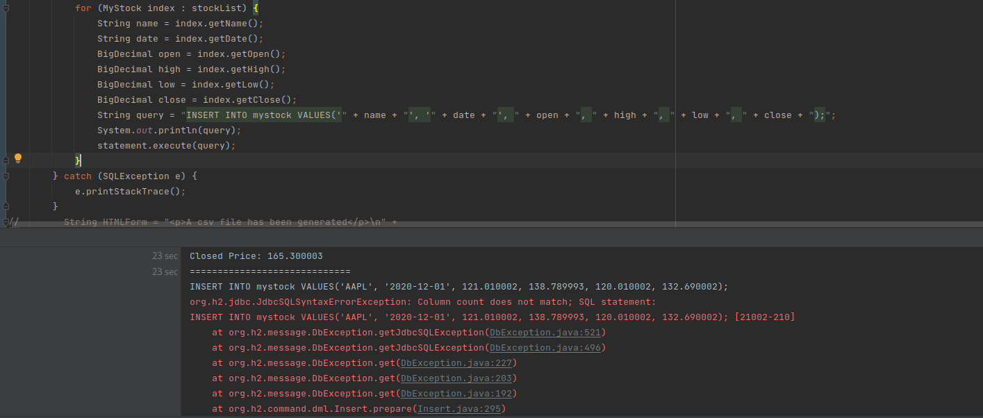 將 Java 中的 BigDecimal 插入 h2 資料庫中的 Decimal