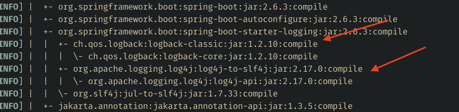 為什么spring-boot-starter-logging需要依賴log4-to-slf4j