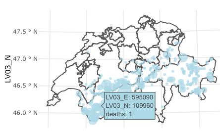 在 ggplotly/geom_sf() 中自定義 Hoverinfo