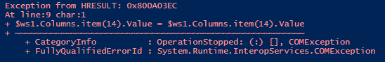 在 Excel 中使用 Powershell 將文本轉換為數字