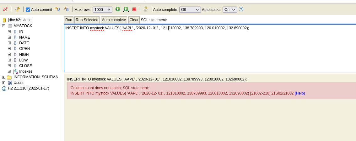 將 Java 中的 BigDecimal 插入 h2 資料庫中的 Decimal