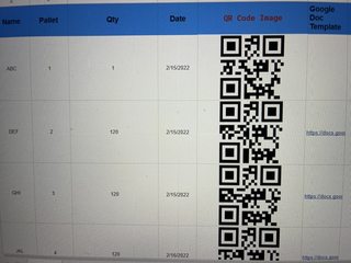 自動將 Google 表格生成的 QR 碼作為影像傳輸到 Google Doc