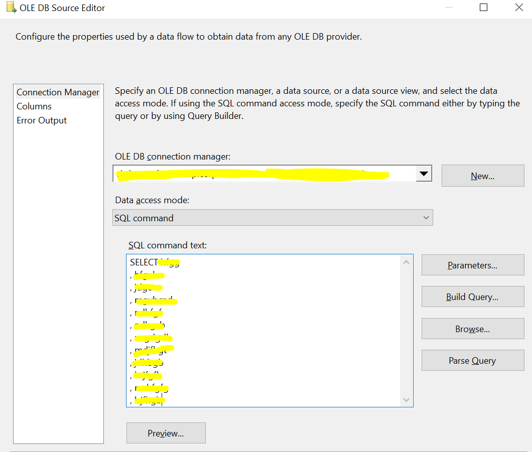 Oracle to Postgres Table load 使用 SSIS 加載性能改進建議?