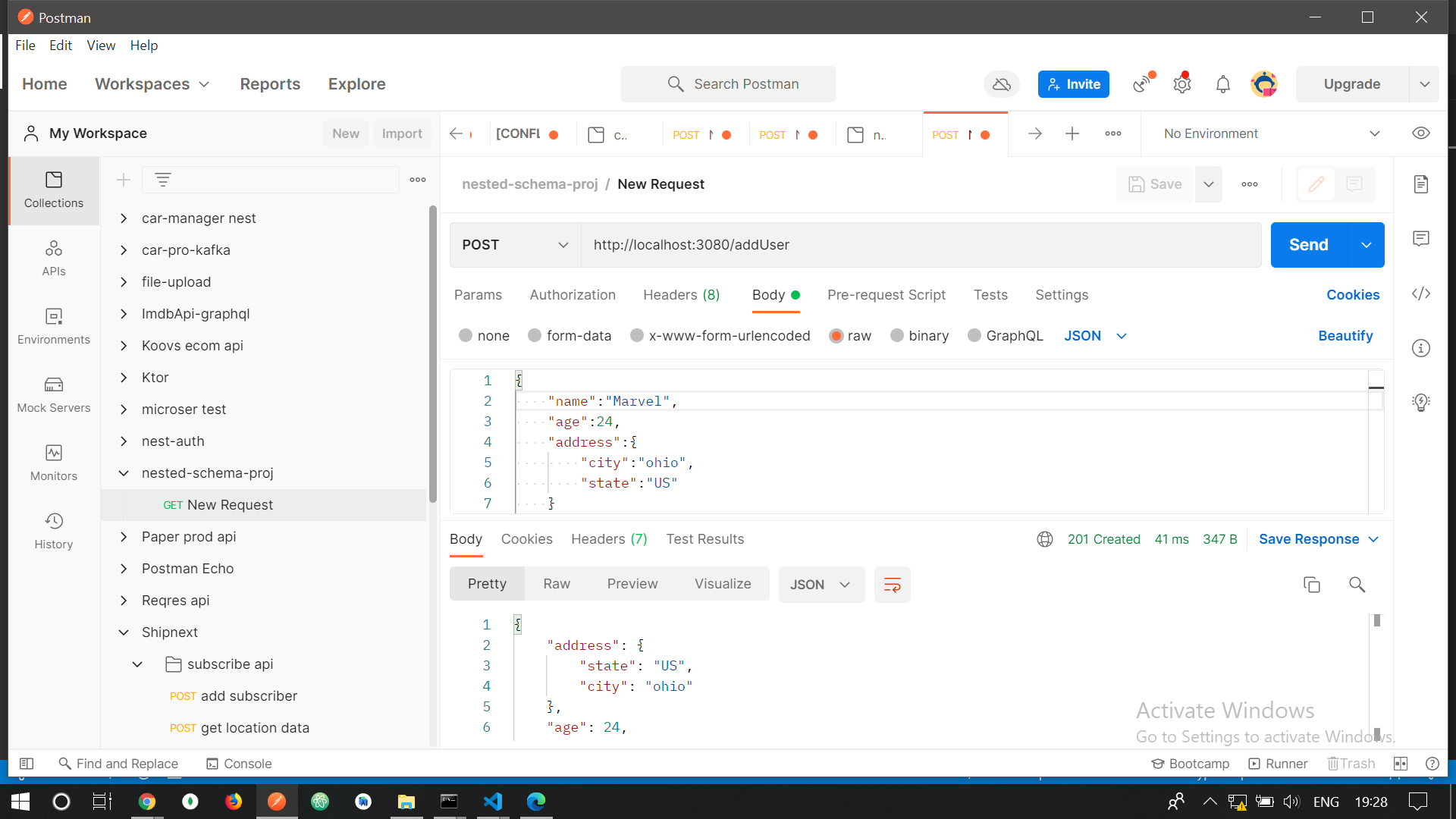 無法使用 NestJs mongoose 在 mongodb 中保存嵌套資料