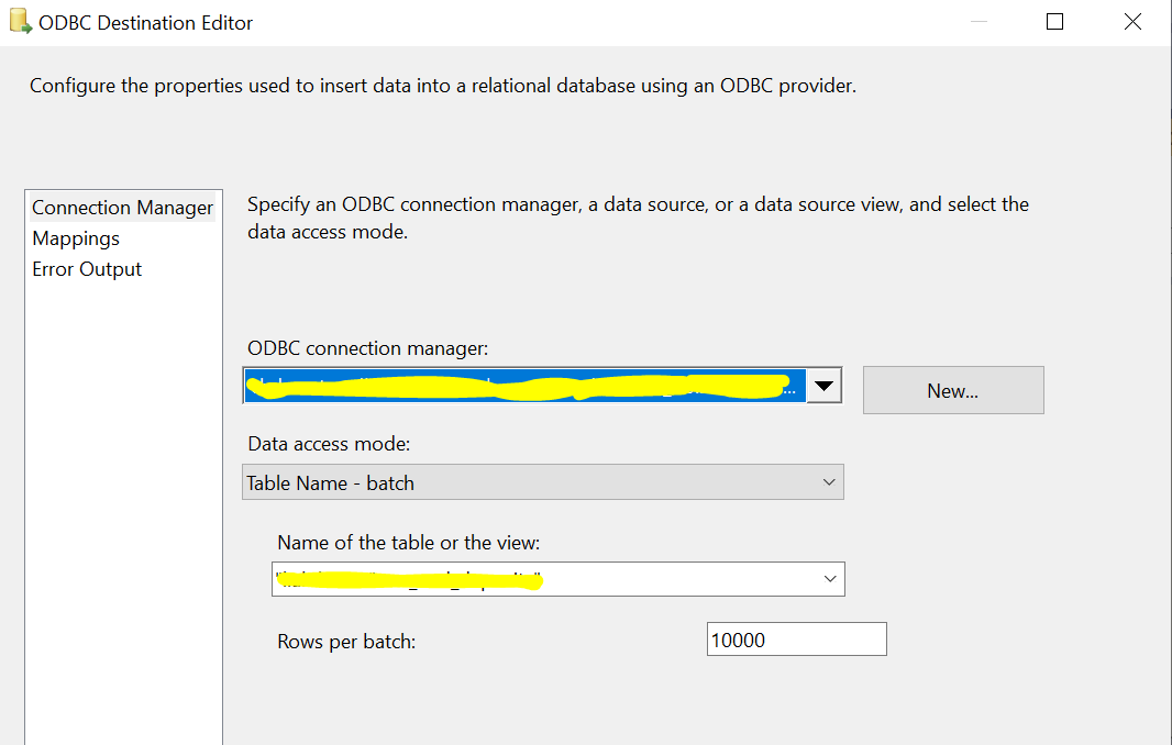 Oracle to Postgres Table load 使用 SSIS 加載性能改進建議?