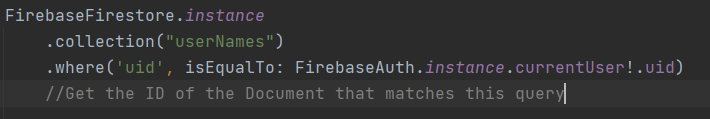 使用 Flutter 從 Firebase 查詢中獲取檔案 ID