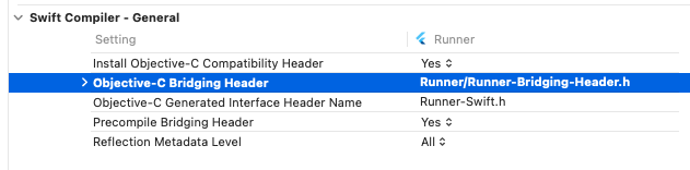 如何將 ObjectiveC 框架（IronSource）集成到 Flutter（iOS Swift）中？