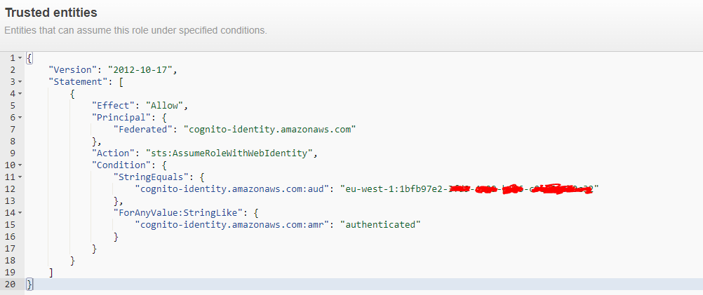 VueJS aws-sdk 訪問經過身份驗證的 Cognito 用戶的專用 S3 存盤桶