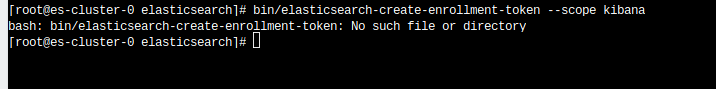 如何為 elasticsearch 生成注冊令牌以連接 kibana?