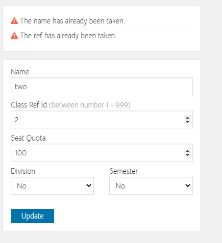 Laravel 更新請求驗證不適用于 9.x