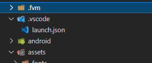 Flutter FVM .vscode/settings.json 不見了